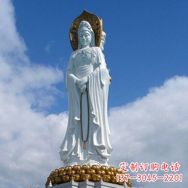 保定观音石雕大型景观雕塑