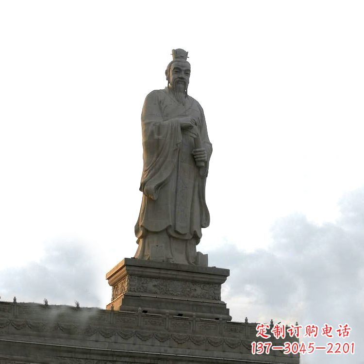 保定精美纯手工孟子雕塑,传承历史文化