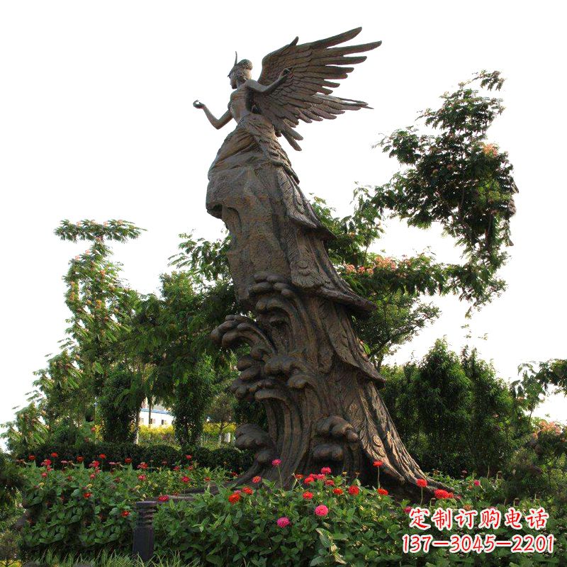 保定中领雕塑-神话传说中的精卫海景观雕塑