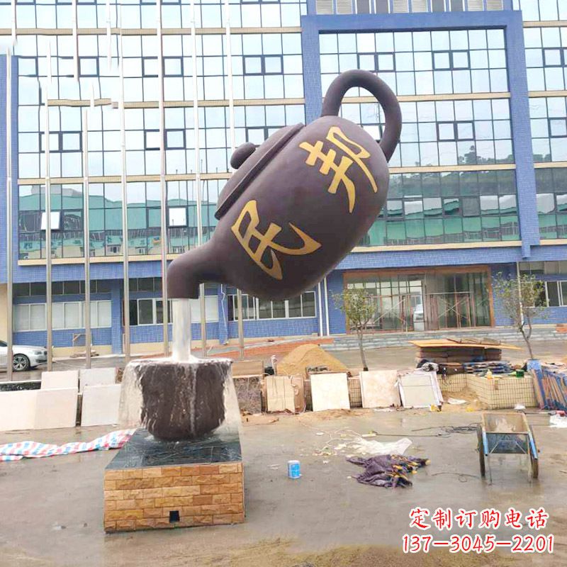 保定大型天壶流水喷泉