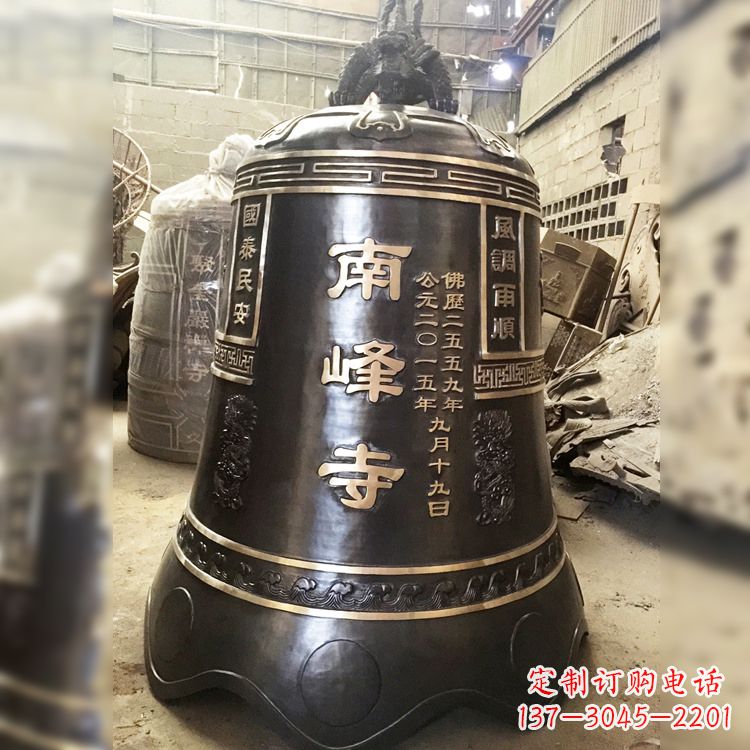 保定大型铜钟雕塑