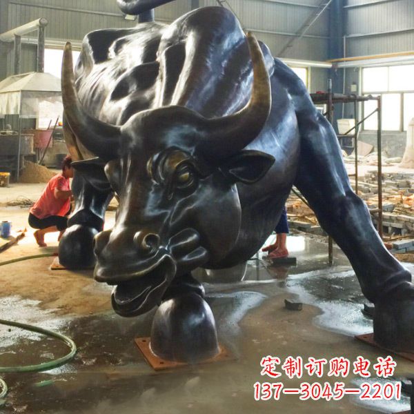 保定大型铸铜动物雕塑