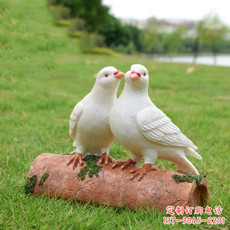 保定精美大型和平鸽雕塑