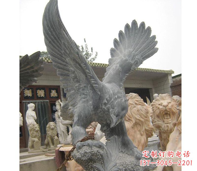 保定大展宏图老鹰石雕