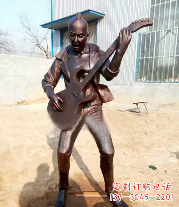 保定音乐传奇——吉他雕塑