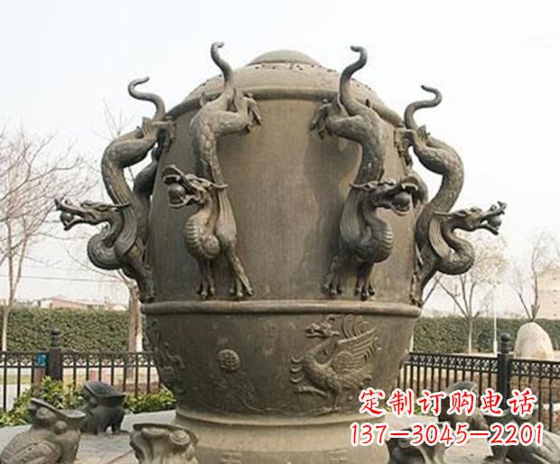 保定精美地动仪铜雕