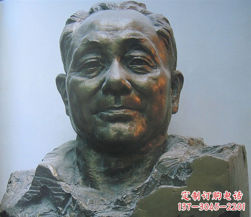 保定邓小平铜伟人校园名人铜雕