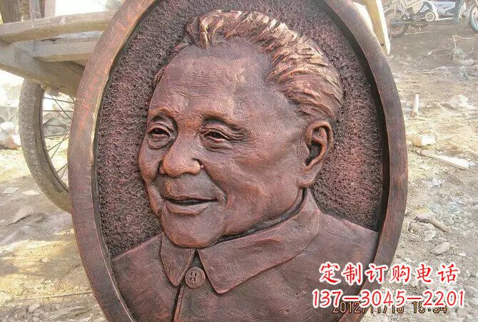 保定传承历史,永记邓小平——邓小平头像铜雕塑