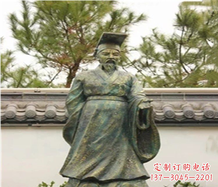 保定青铜雕刻汉武帝铜雕