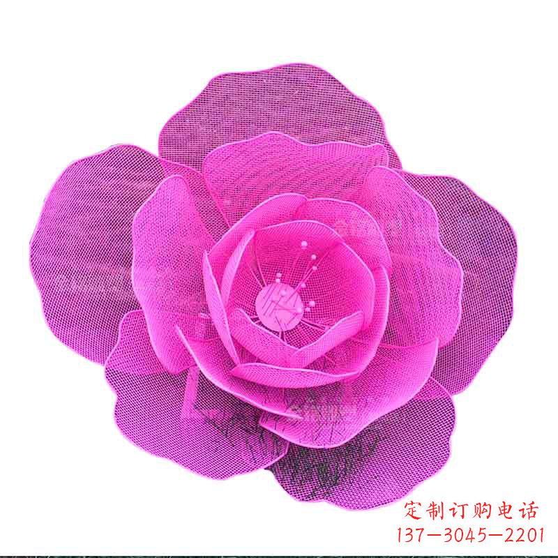 保定精美玫瑰金属雕塑