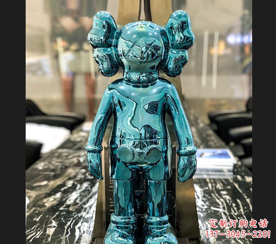 保定动漫不锈钢机器人雕塑