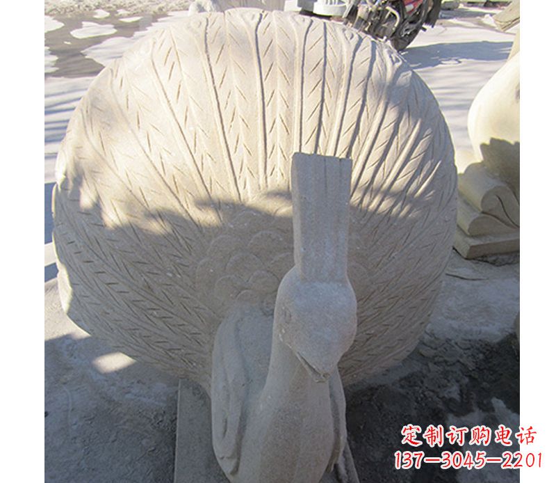 保定动物孔雀石雕