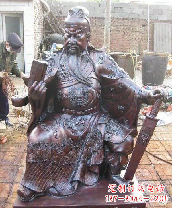 保定关公铜雕——象征着一份久远精神的传承