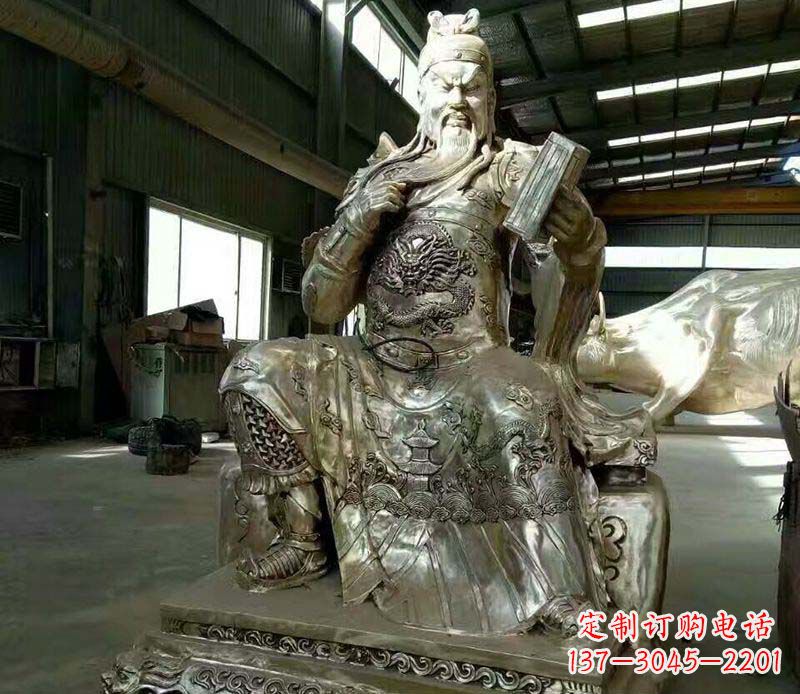 保定精美关公铜雕
