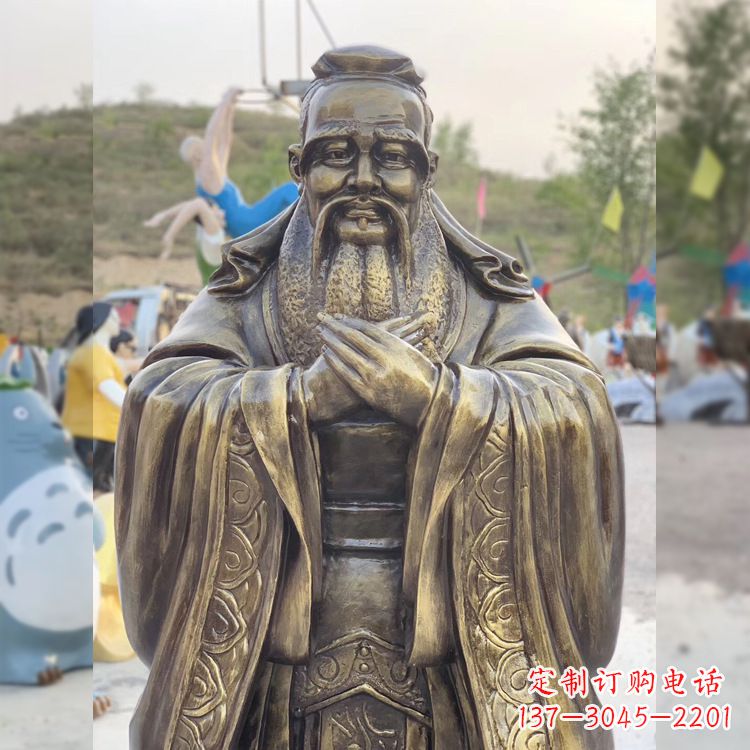 保定中领雕塑贵族——伟大的孔子雕塑