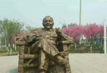 保定中领雕塑邓小平坐式铜雕