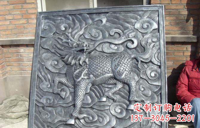 保定雕塑·锻铜古典麒麟