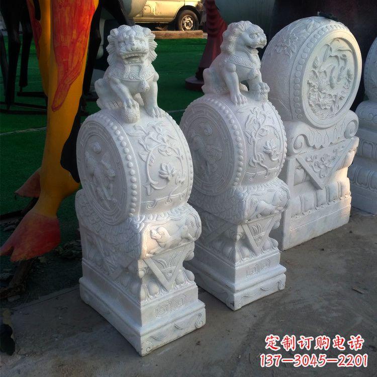 保定仿古门墩石雕塑,让您的家园更加精致