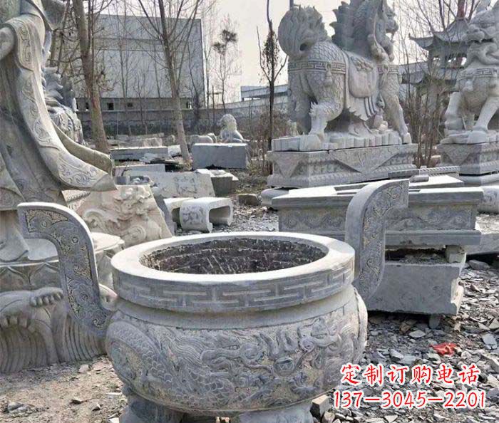 保定仿古精美石雕香炉