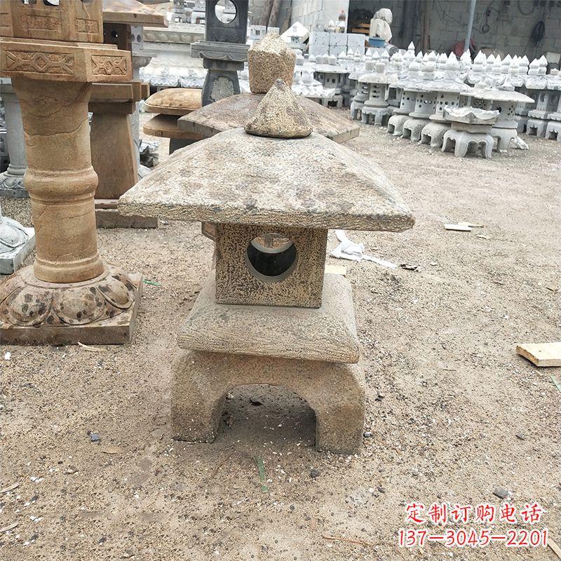 保定仿古石雕灯笼