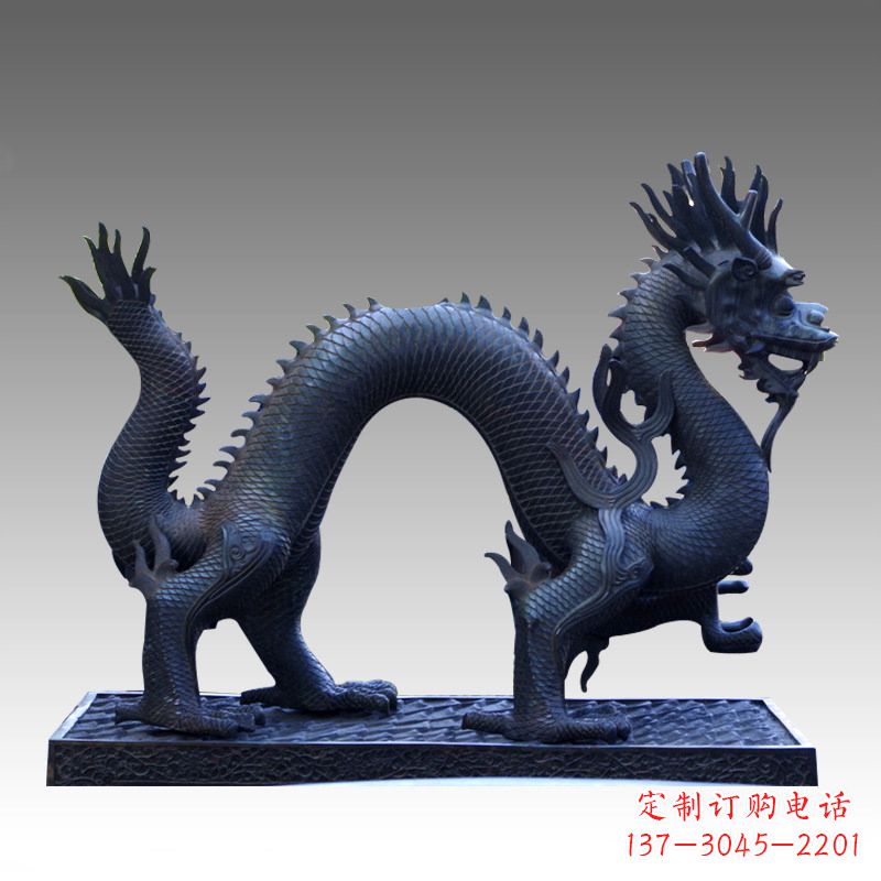 保定仿古做旧神龙铜雕