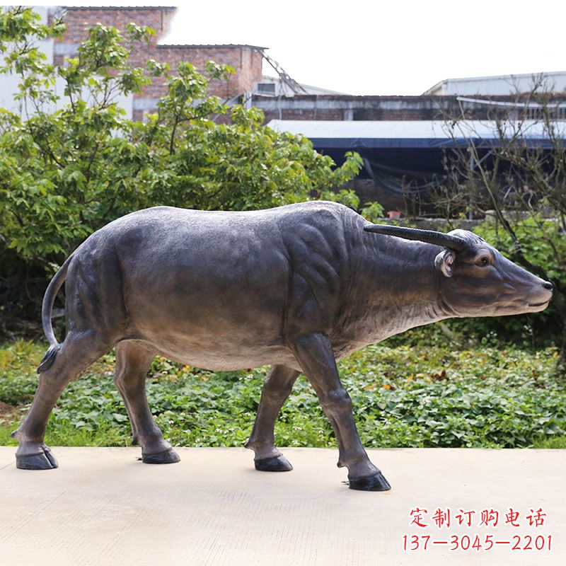 保定仿真水牛雕塑 (3)