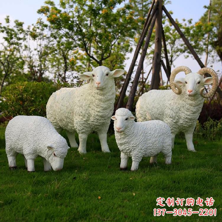 保定精美玻璃钢动物雕塑