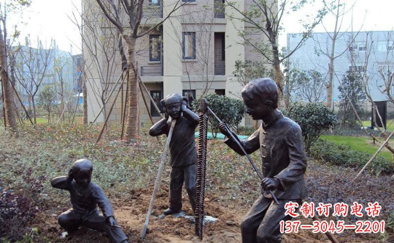 保定中领雕塑 | 为儿童景观带来美好的铜雕塑