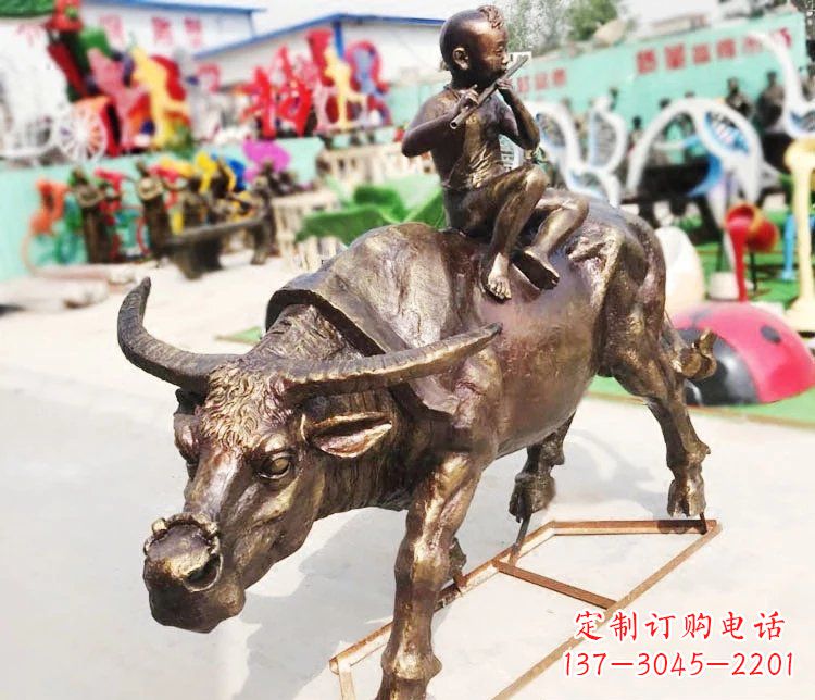 保定牛郎雕塑精美绝伦的铜雕艺术