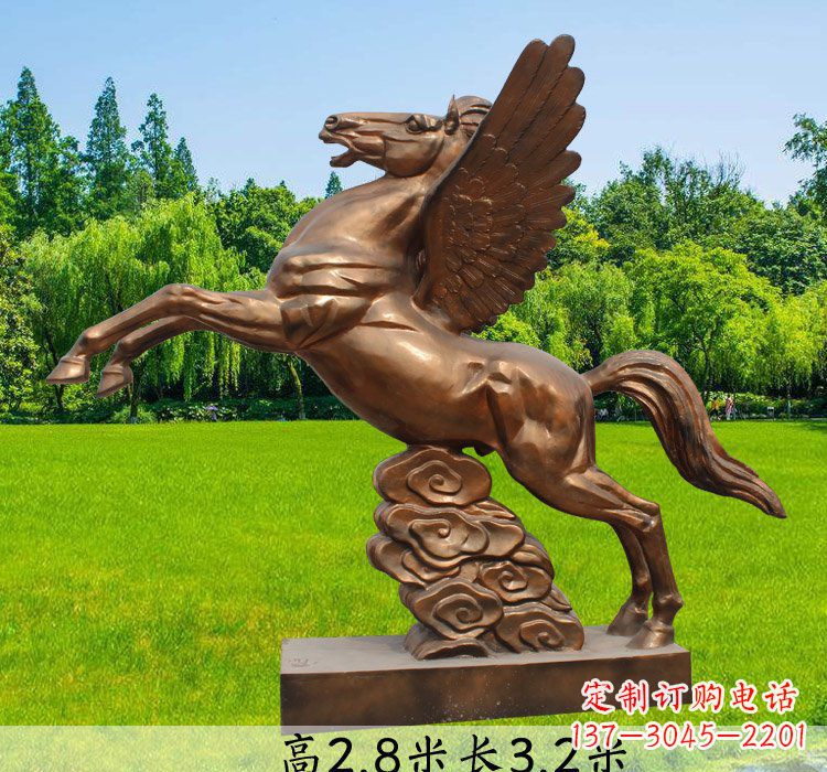 保定精致细腻的马雕塑