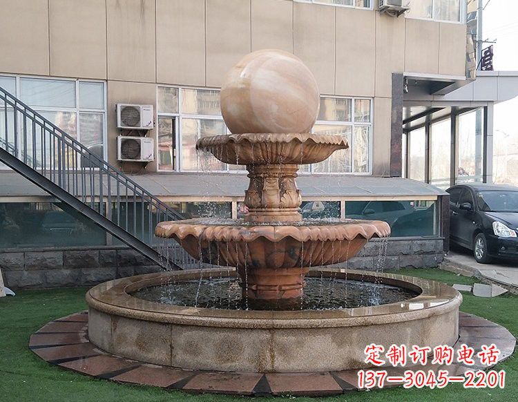 保定独特的风水球石雕