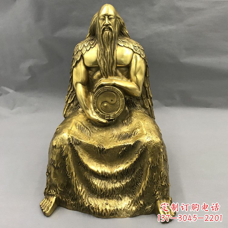 保定伏羲·神话传说铜雕塑