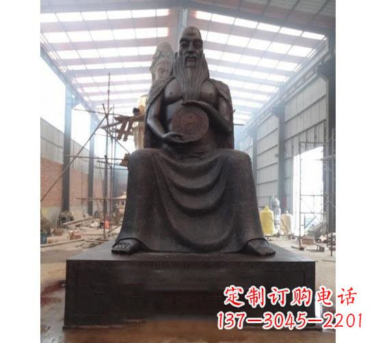 保定伏羲铜雕塑,精雕细琢的精美艺术品