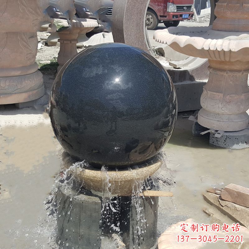 保定福建风水石球雕塑