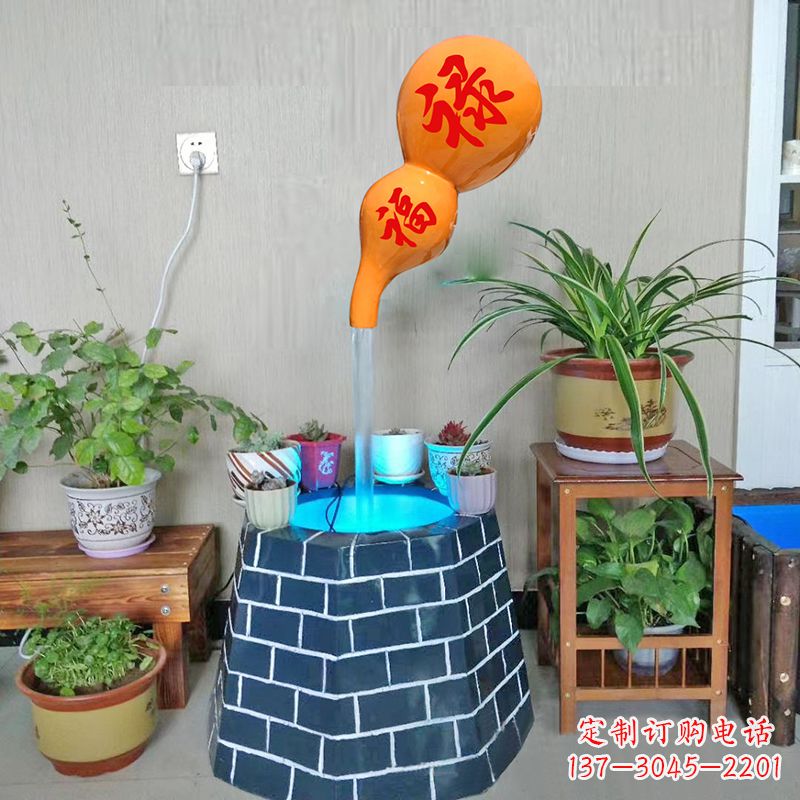 保定福禄葫芦艺术陶瓷雕塑