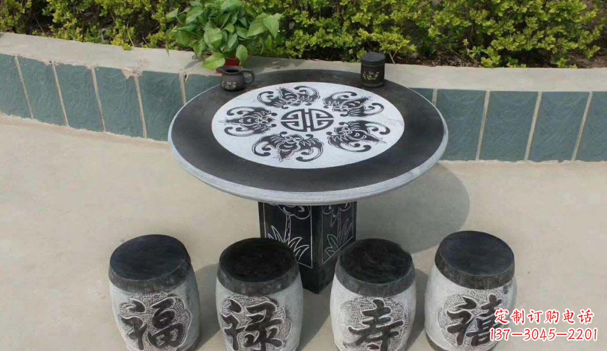 保定传统工艺福禄寿喜雕塑