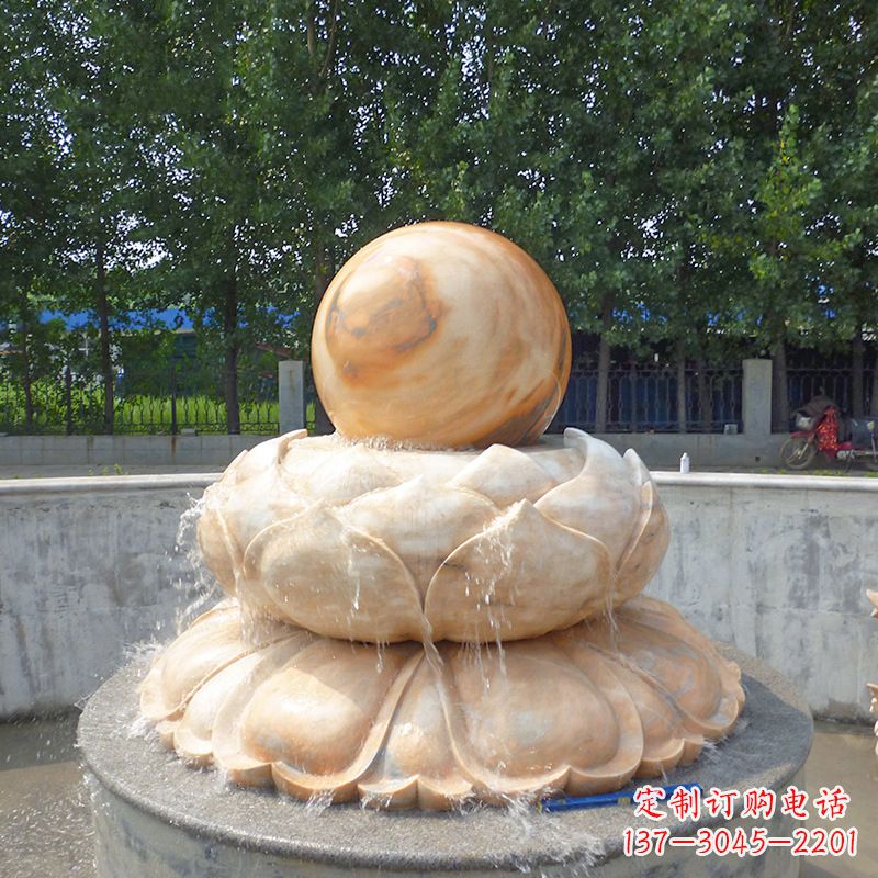 保定高档石雕风水球