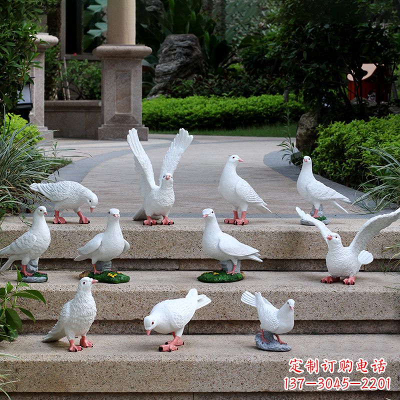 保定艺术之美·鸽子雕塑