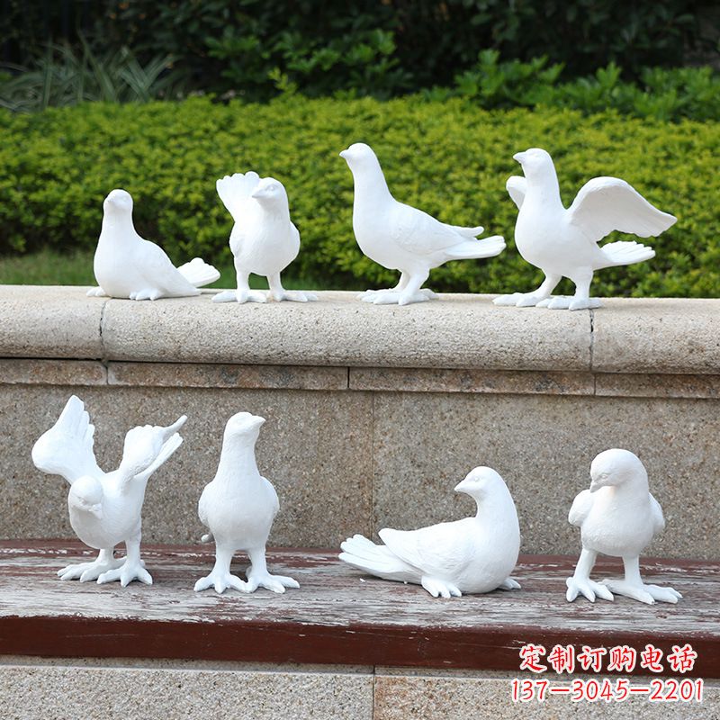 保定鸽子铜雕