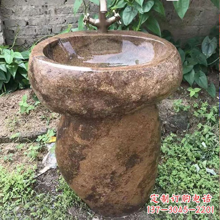 保定精美手雕石花盆,传承古典品位
