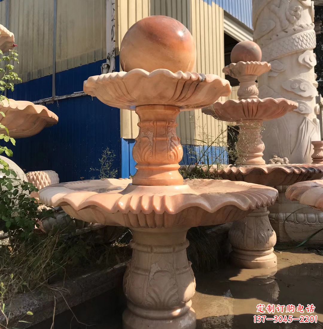 保定各类石雕风水球