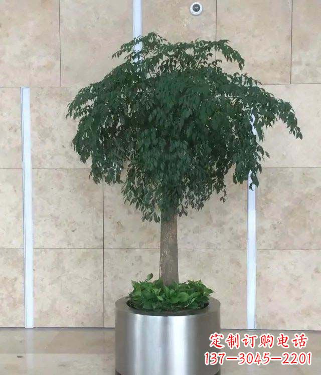 保定特色铜质花盆装饰雕塑