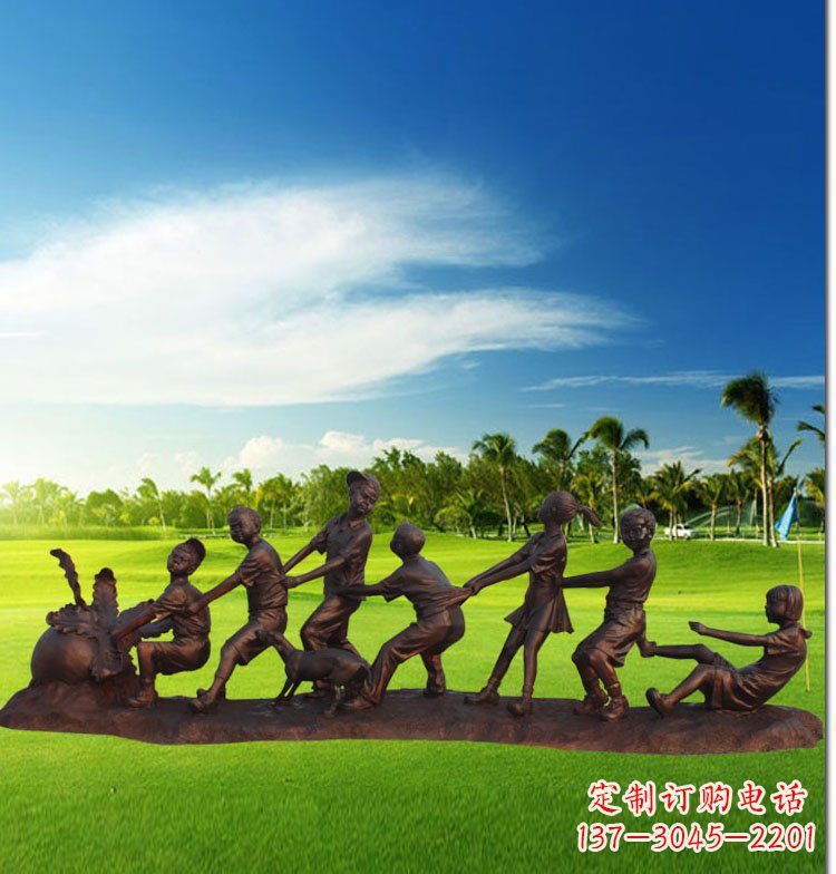 保定中领雕塑-精美仿铜萝卜雕塑
