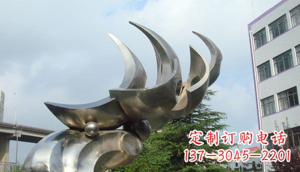 保定中领雕塑出品不锈钢海鸥雕塑