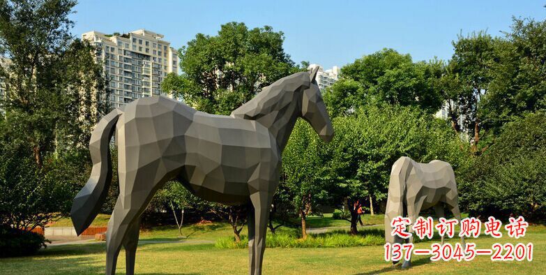 保定产品名称不锈钢动物抽象雕塑
