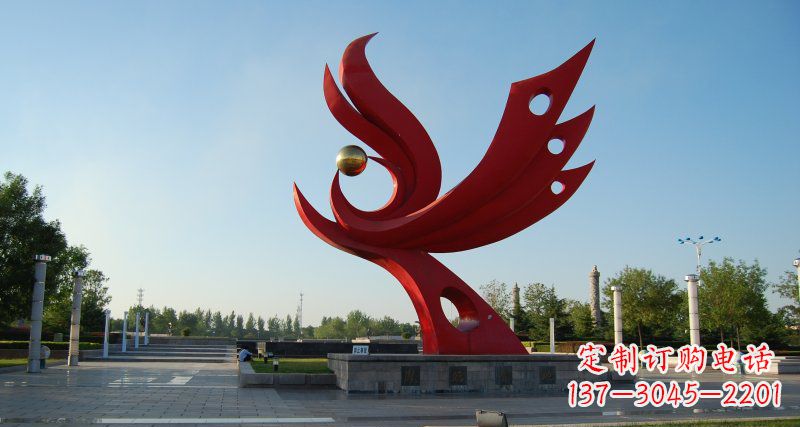 保定凤凰雕塑——浓缩的美丽传统