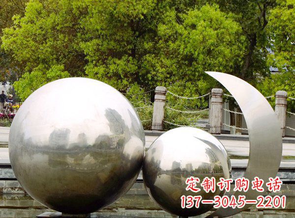 保定别出心裁不锈钢地球雕塑