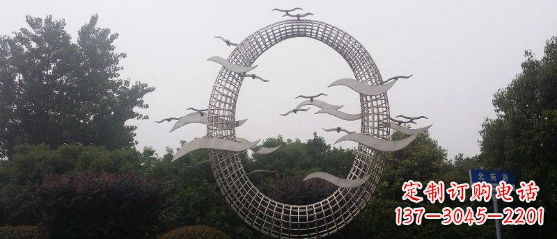 保定抒情海鸥雕塑