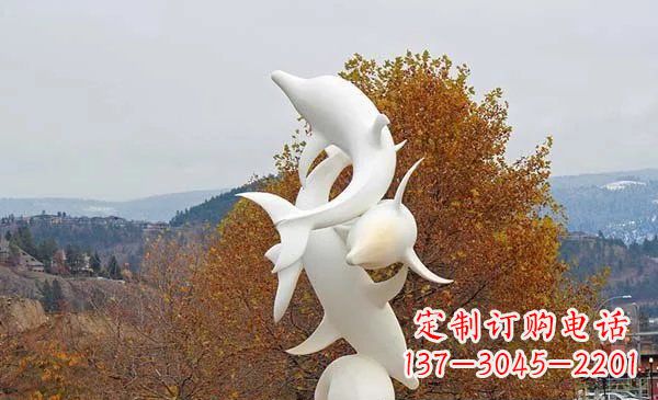 保定山东中领雕塑海豚雕塑让自然之美悠然而生