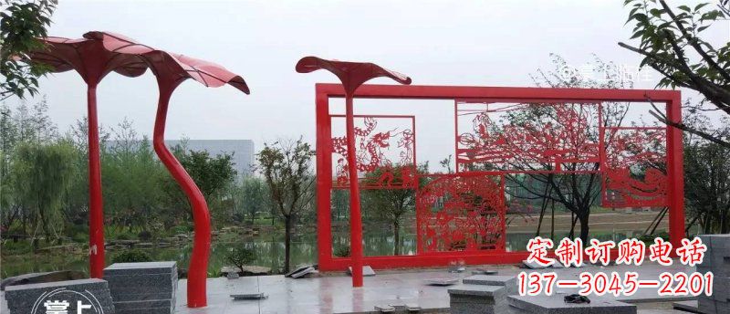 保定不锈钢龙凤雕塑